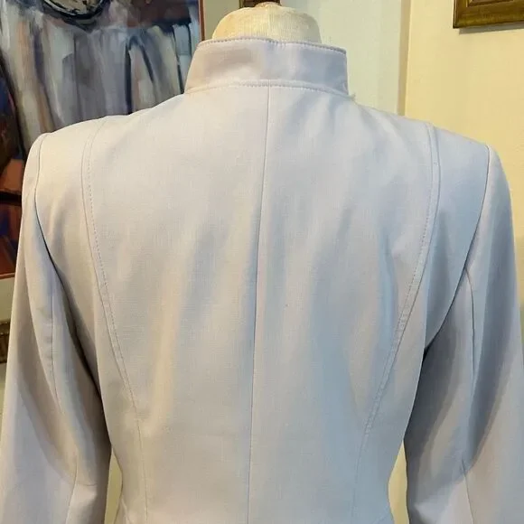 WHBM Women's Lilac Zip Front Jacket Size 12 - Picture 8 of 11